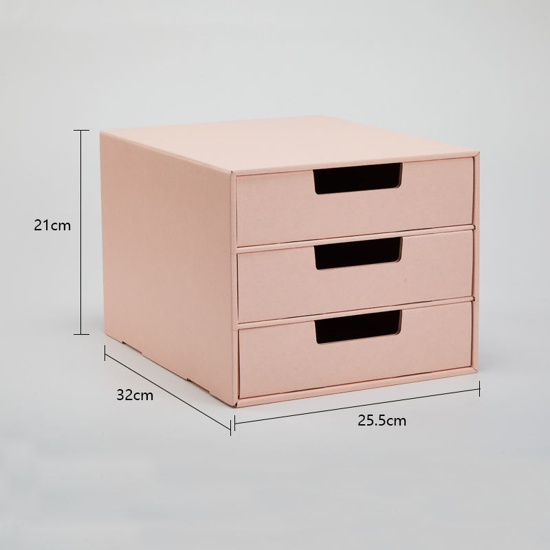 Decorative Kraft Paper Jewelry Storage Box with Logo Made from Recycled Materials