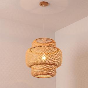 Quality Bamboo Hand Woven Bamboo Art Chandelier Dining Rroom Bamboo Lantern Chandelier(WH-WP-35) wholesale
