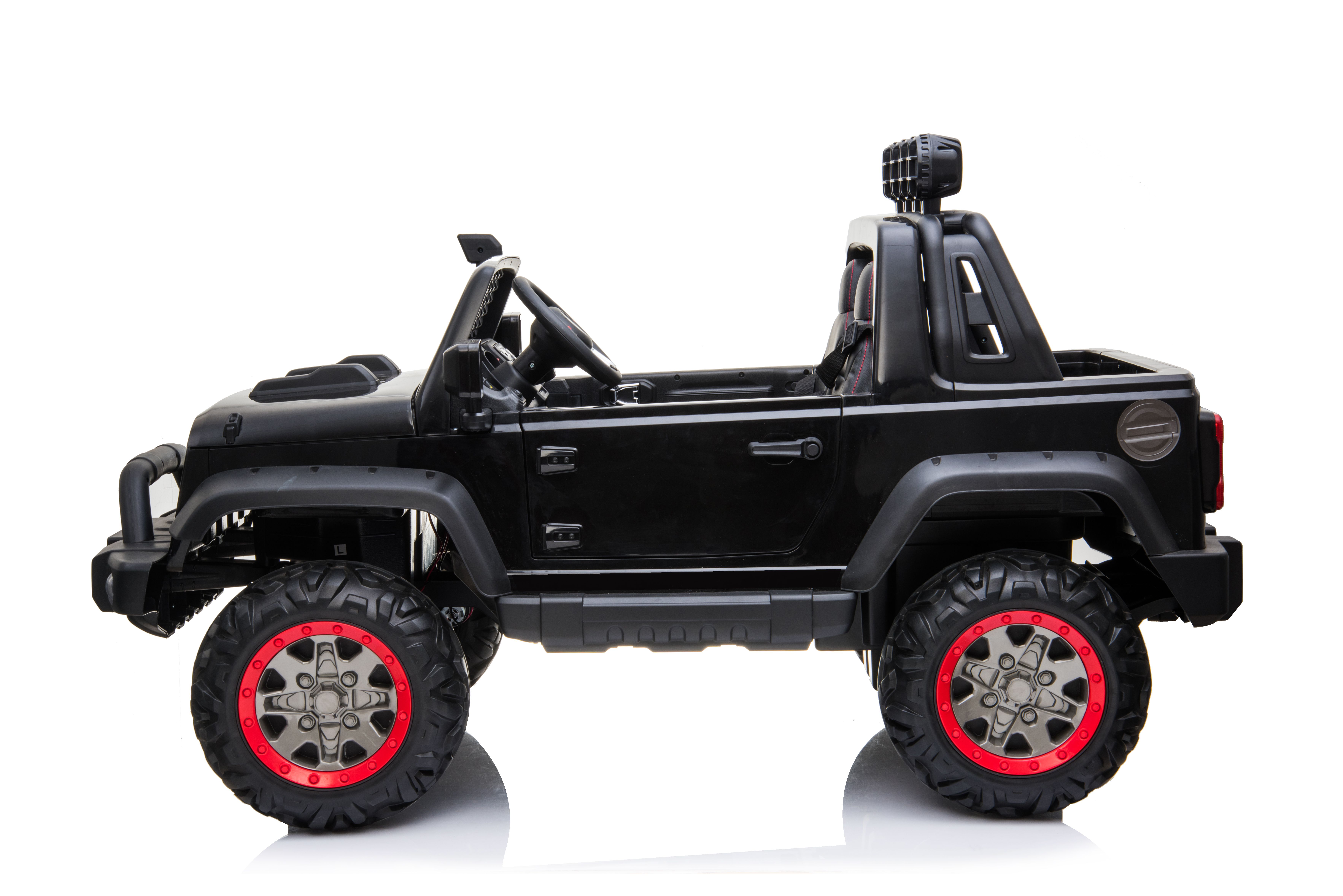Remote Control and Led Light 4 Wheels Electric UTV 24v Ride On Car for Kids by Plastic