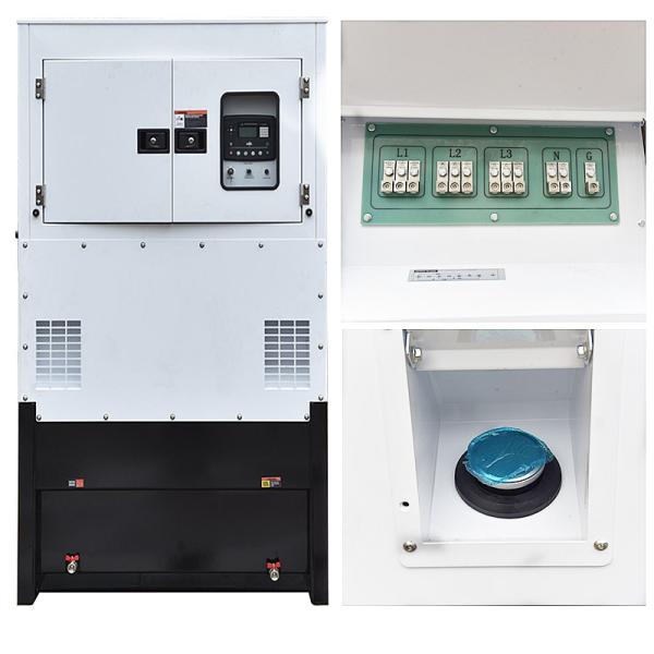 Air Cooled Silent Diesel Engine Generator Over 8 Running Hours Fuel Tank Diesel Generator Set