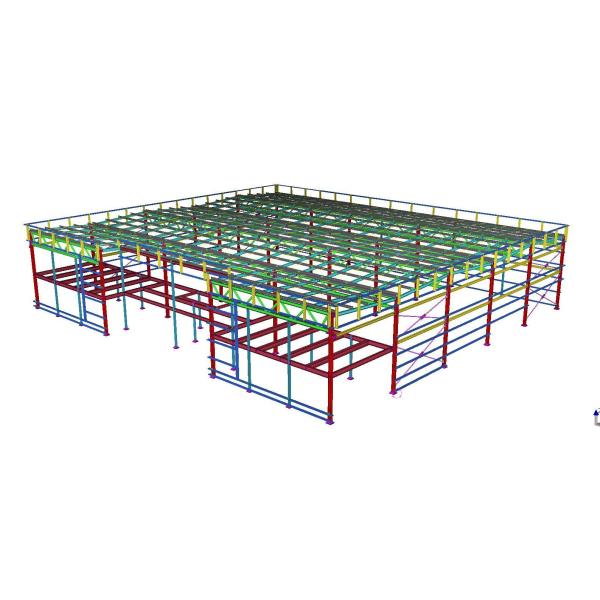Steel structure application in industrial setting