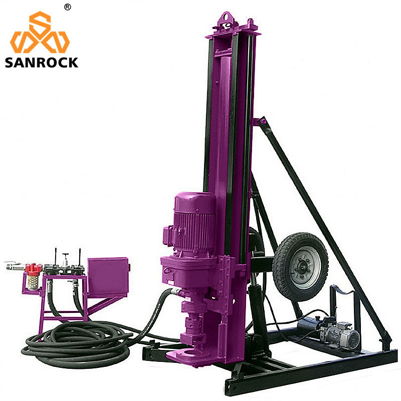 Hydraulic Borehole Deep Rock Drilling Rig Portable Pneumatic Mining Drilling Rig Machine