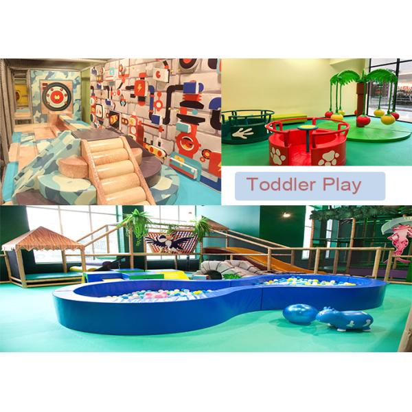 Commercial Soft Play Indoor Equipment Playground Ball Pool With Obstacle Course