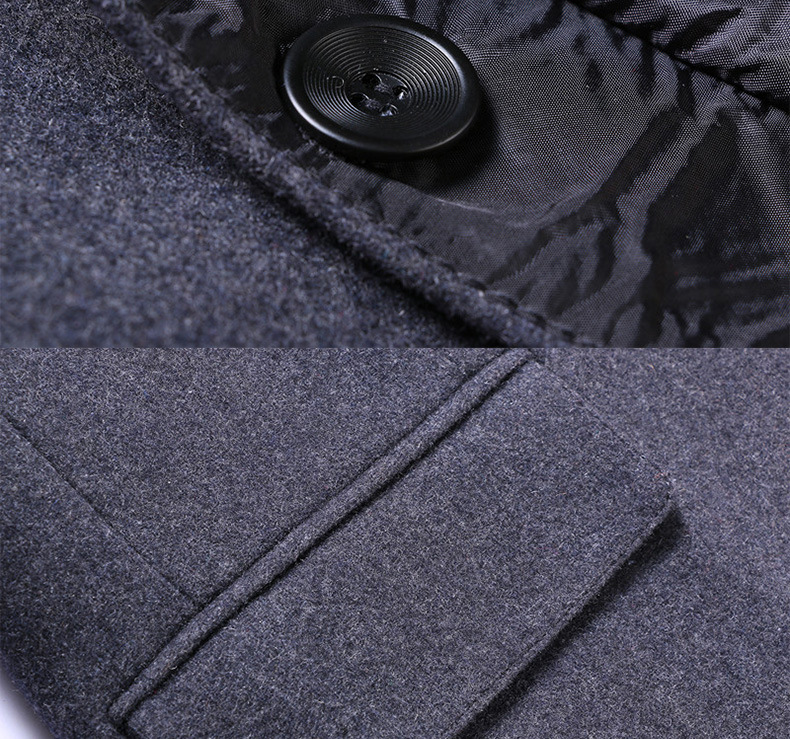 Winter Men Jacket Chaquetas Rectas Para Hombre Blouson Utility Outerwear Long Overcoat Elegant Slim Long Coats