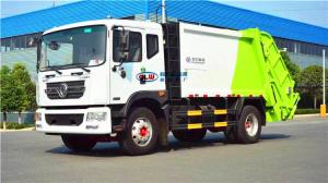 China 4*2 Waste Management Trash Truck 10m3 Compressed Garbage Truck on sale