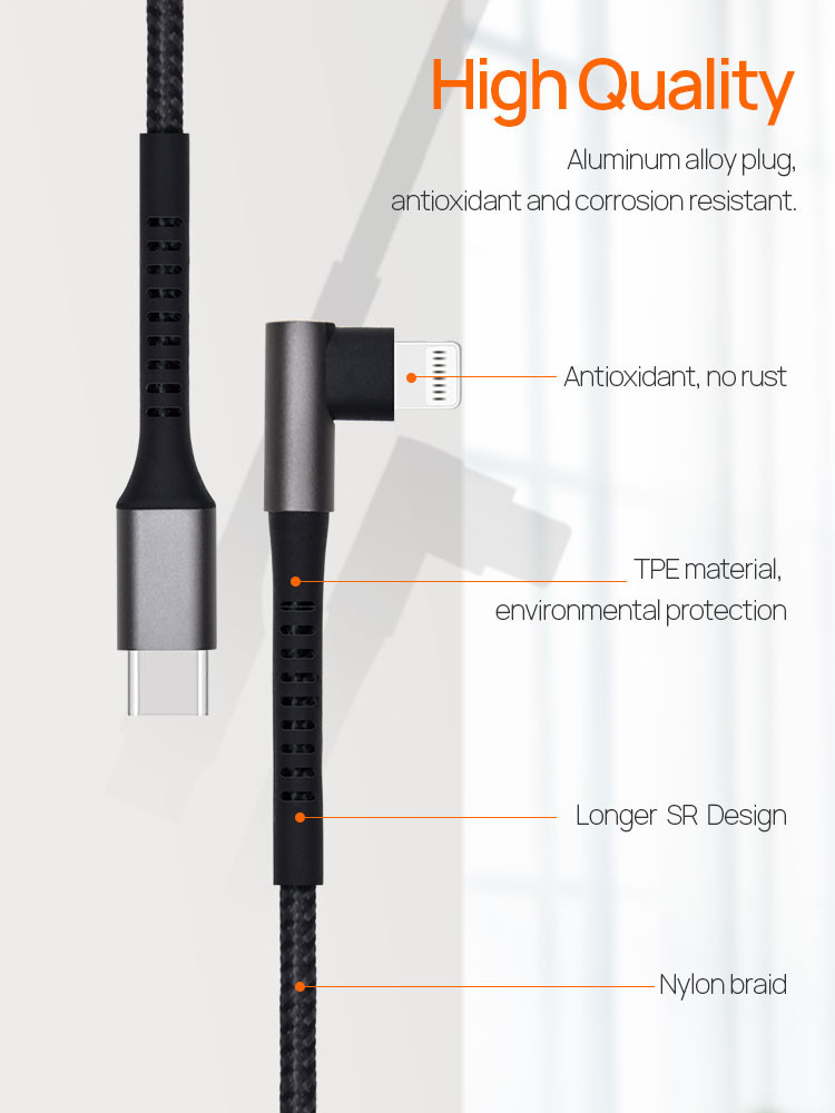 Smart C94 MFi USB C To Lightning Cable 3ft 6ft PD Fast Charging