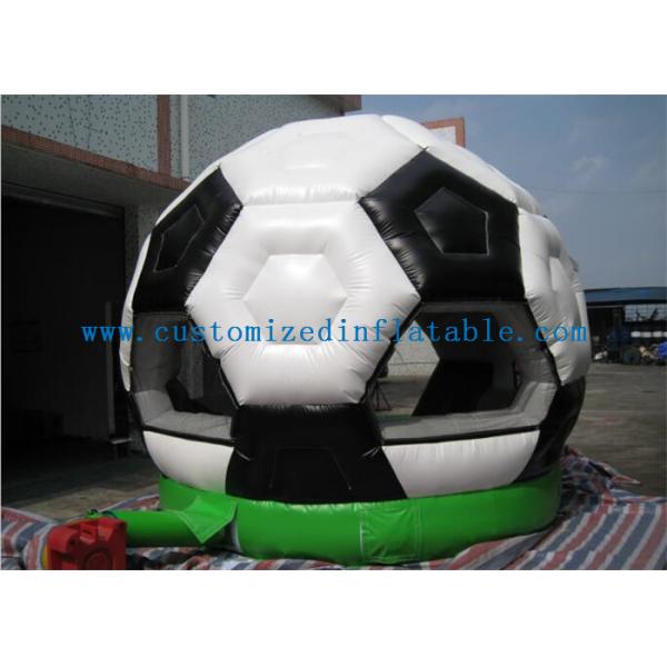 Inflatable Football Bouncer , Soccer Inflatable Bounce House , Football Jumping