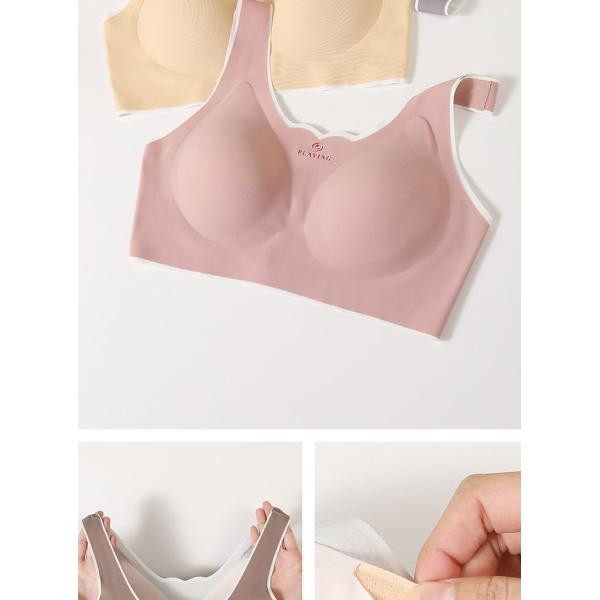 New design hot sale dropshipping cheapest One Piece wireless Push Up young sexy girls seamless ladies Bra women sports bra vest