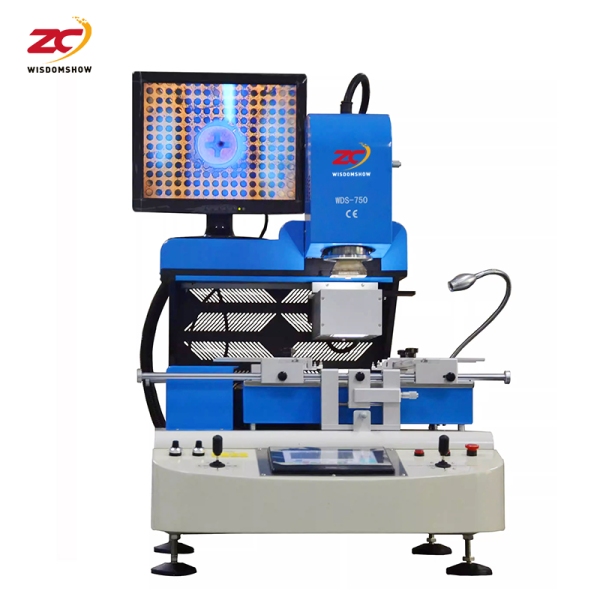 Wisdomshow WDS-620 Triple-Zone Heating BGA Rework Station with HD Optical Alignment and PLC Control