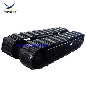 Quality 70 tons steel track undercarriage system for mobile crusher wholesale