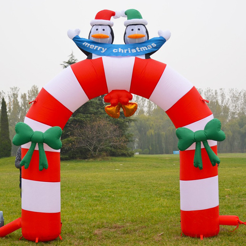 Factory Customized Shop or Family Christmas Roof Decoration Inflatable Santa Claus on Fire