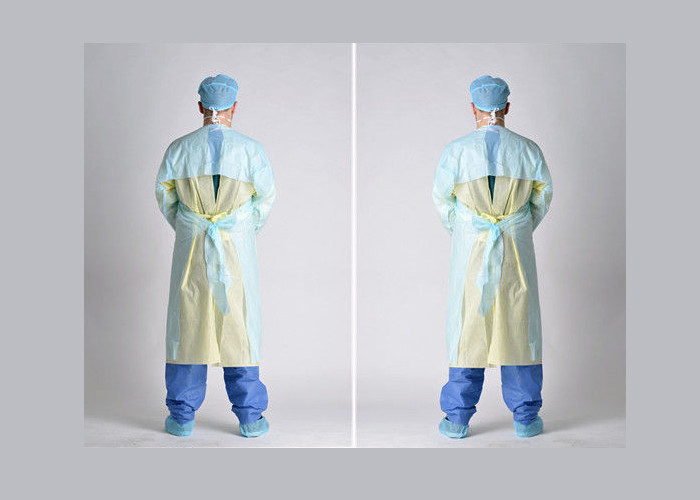 Quality Lightweight Disposable Hospital Theatre Gowns Thickness 0.025 - 0.08mm wholesale