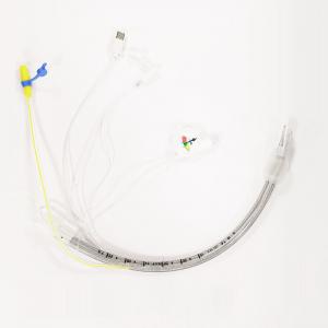 China EO Sterilized Silicone Or PVC Double Lumen ETT Endotracheal Tube Intubation For Anesthesiology on sale