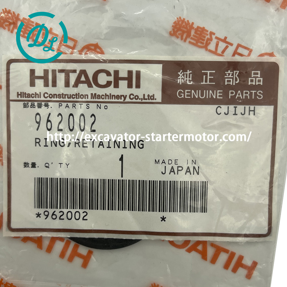962002 Excavator Retaining Ring Main Pump Parts HPV118 Hitachi EX200-5