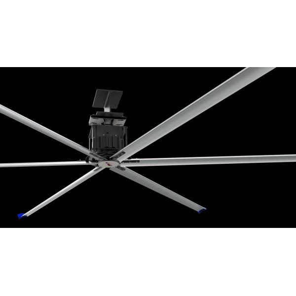 Air Volume 14500m3/Min 1.5 KW HVLS Industrial Fans Direct Drive Type