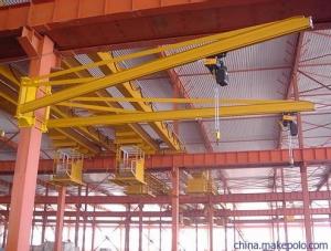 Quality BZ0.5 To BZ8 Dock Wall Travelling Jib Cranes Long Movement Without Floor Space wholesale