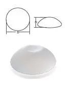 Cohesive Silicone Gel Breast Implants 300cc Anatomy