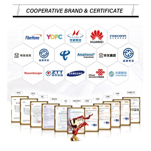 FTTH PVC 3.0MM Single Mode G657A1 3M ST/UPC-ST/UPC Armored Fiber Optic Patch Cord