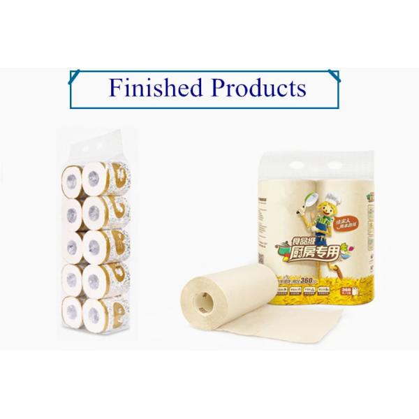 18rolls Tissue Paper Roll Making Machine , 15bags/Min Small Tissue Making Machine