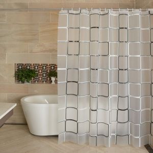 Quality Eco Friendly PEVA Stylish Waterproof Shower Curtain Custom Printing Acceptable wholesale