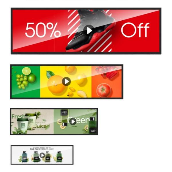 Quality VGA Digital Signage LCD Advertising Screen Monitor 240V 1920x1080 wholesale