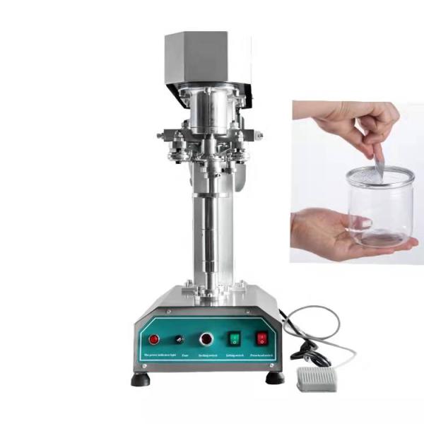 20pcs / Min Can Sealing Machine For Plastic Containers Coffee Canning Machine