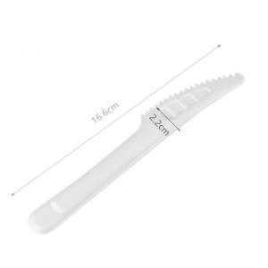 Quality Eco Friendly Compostable Cutlery Plant Based Sugarcane Bagasse Pulp Knife wholesale