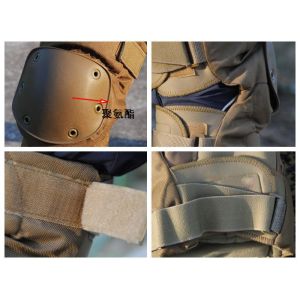 Quality Tactical khaki knee and elbow pads/military pads wholesale