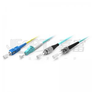 China 10 Gigabit Multimode Fiber Patch Cord OM3 / OM4 SC / LC/FC/ST on sale