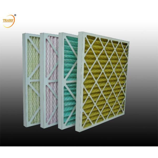 Synthetic Fiber Panel Primary Filter Air Conditioning Filter For Clean Room