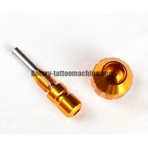 Metal Disposable Tattoo Grips Self Locking Red / Black / Gold Color CE Approval