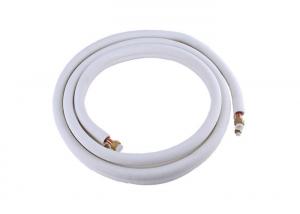 China 3/8” 3/4” Double Pipe Air Conditioner Use PE Insulated Refrigeration Copper Tubing Coil on sale
