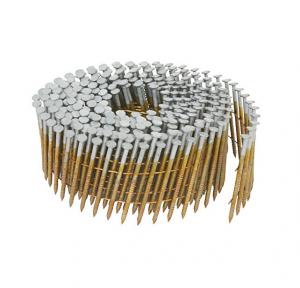 Quality Full Round Head Pallet Coil Nails Hot Dipped Galvanized Treatment 1-1/4-Inch x 0.092-Inch wholesale