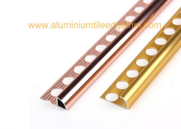 polished copper aluminium tile corner trim