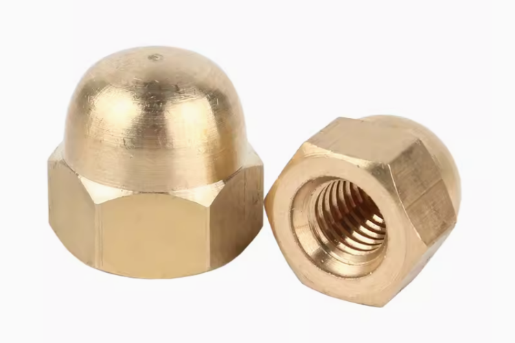 M4 M12 Brass Yellow Dome Cap Nuts T1 T2 T3 Metal bolts Brass-Plated Acron nuts Golden