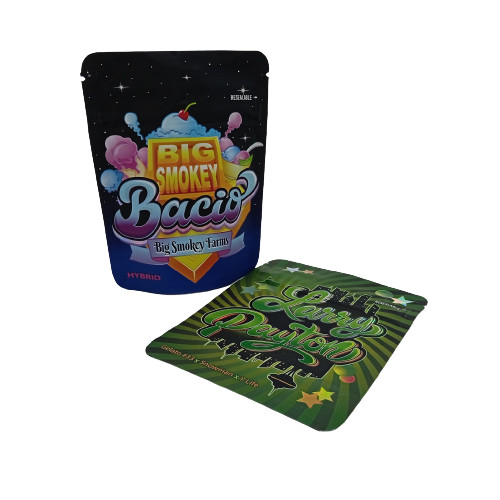 weed Weed Aluminum Foil Mylar Bag Zipper Stand Up Bag 7g
