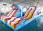 Giant Adult Inflatable Obstacle Challenges With Digital Printing