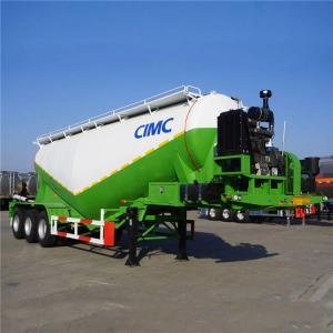 China 3 Axle 40ton Dry Bulk Cement Powder Tanker Trailer for Sale in Kenya on sale