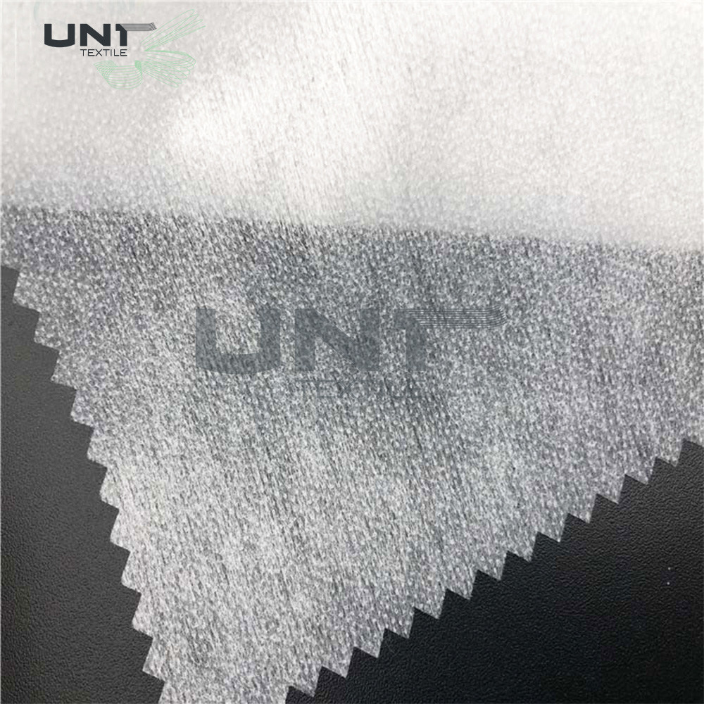 Cost-effective Rolling Fusing Interlining Fabric Non Woven Interlining Double Dot Interlining For Garment Lamination