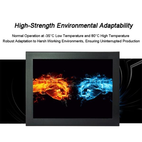 15 inch LCD PCAP Capacitive Monitor wall-mounted industrial touchscreens HD Touch Panel Mount Monitor