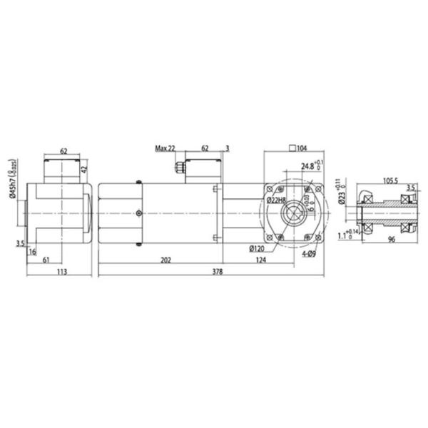 brake gear motor drawings