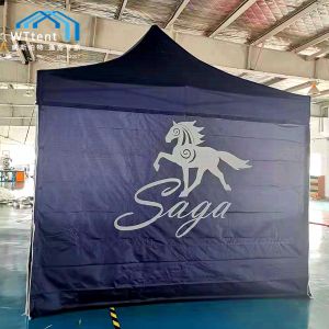 Aluminum Instant Folding Tent Sidewalls Half Barrier Custom Logo