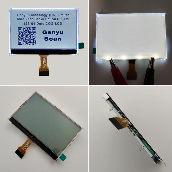 2.7 Inch LCD Screen 128x64 Graphic LCD Display FSTN White Backlight 20PIN FPC
