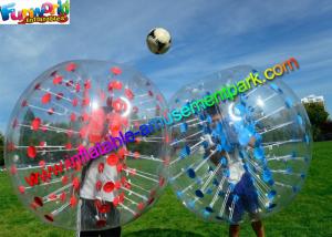 Quality Colorful TPU Inflatable Bumper Ball , Zorb Bubble Soccer Ball For Humans wholesale