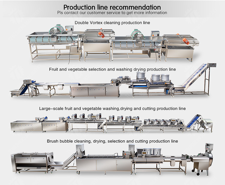 Brush washing and hoisting production line Ginger Potato Carrot Taro Sweet potato Yam processing production Machine