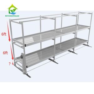 Quality Stackable Greenhouse Racks Rolling Grow Benches Vertical Grow Rack System wholesale