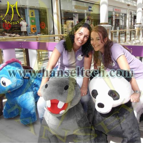 Cheap Hansel stuffed animals / ride on toy animal walking toys plush animals motorized scooters for sale