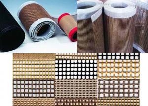 China Industrial Fiberglass Belts And PTFE Mesh Conveyor Belts on sale