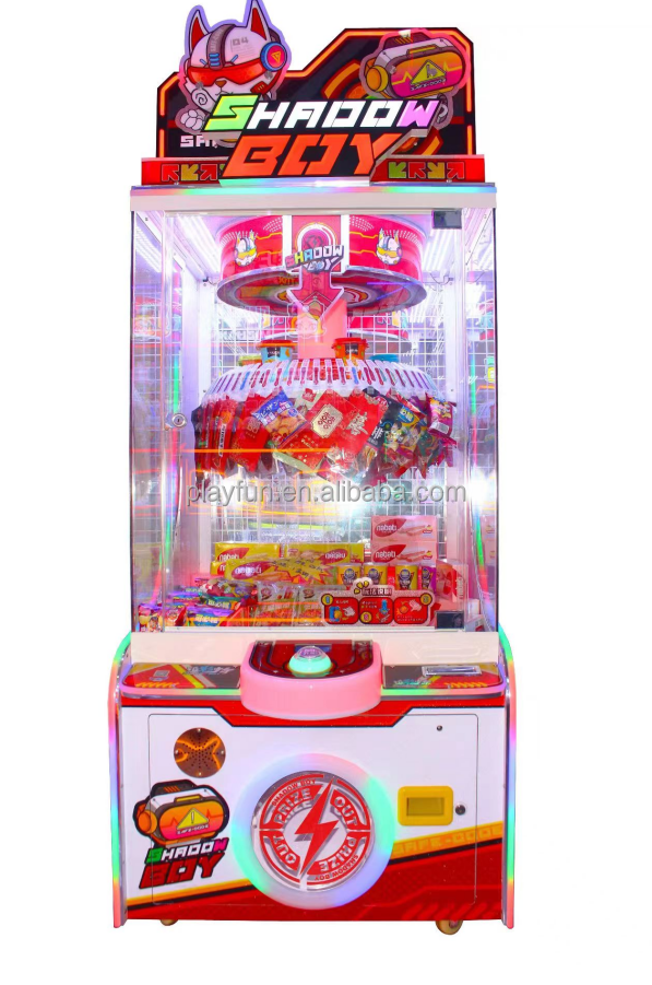 Playfun Shadow Boy Clip Gift Prize Game Machine Vending Catch the Dolls Vending Claw Machine Amusement Arcade Games