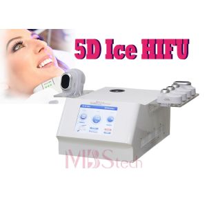 1000000 Shots 5 Cartridge ICE 5D Hifu Face Lift Machine